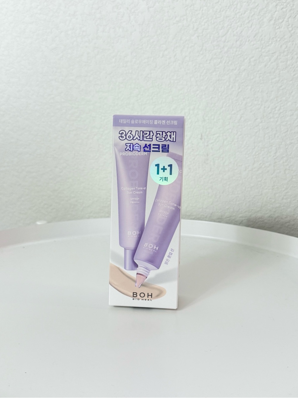 BIOHEAL BOH Probioderm Collagen Tone-Up Sun Cream SPF50+ 1+1 Set (50ml x2)